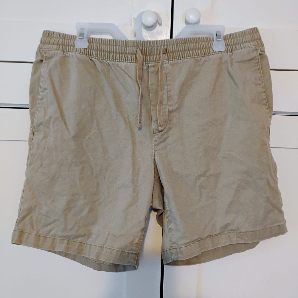 George Men's Khaki Flat Front Shorts